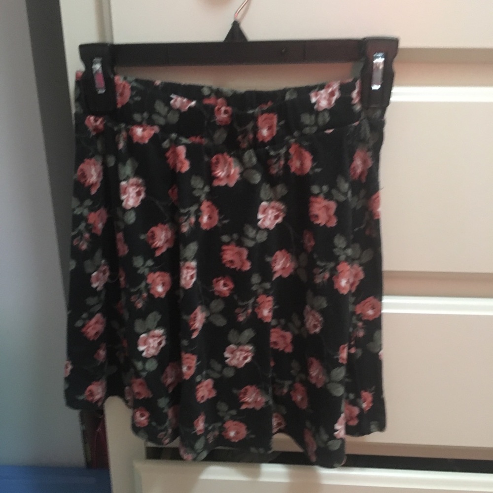 Floral skater skirt